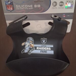 NFL Raiders Silicone Bib